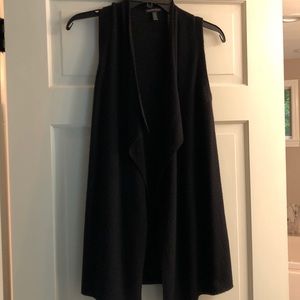 Eileen Fisher long flowing vest